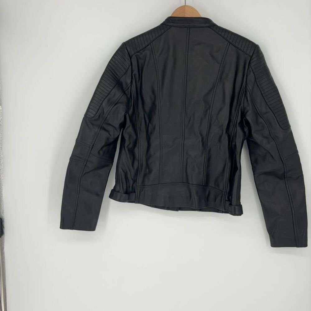 Bolvaint Black Lamb Skin Moto Jacket